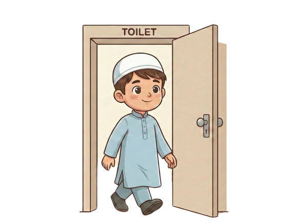 Dua for Leaving Washroom