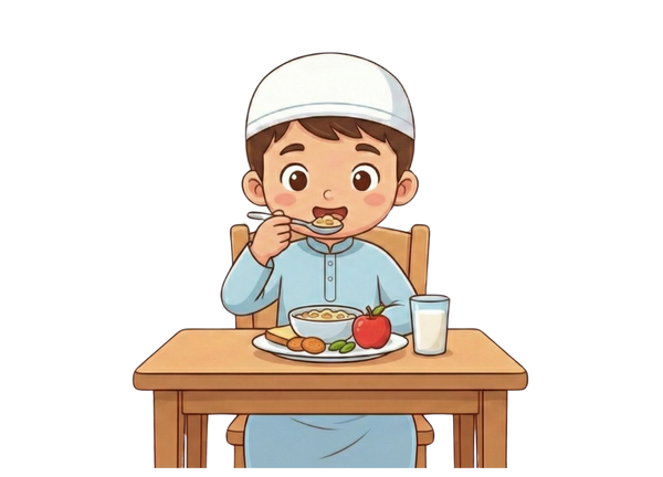 Dua when Forget to say Bismillah