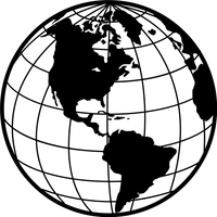 Globe icon representing Dini Ilm's worldwide reach and international online Quran classes.